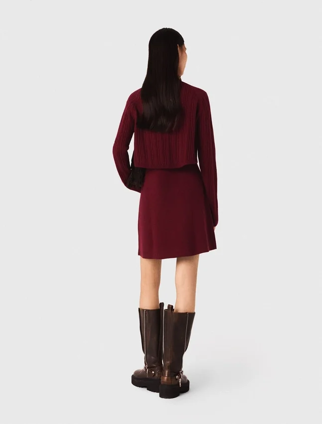 2-in-1 knit mini dress 2-in-1 knit mini dress