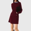 2-in-1 knit mini dress 2-in-1 knit mini dress