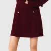 2-in-1 knit mini dress 2-in-1 knit mini dress