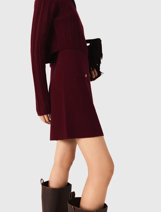 2-in-1 knit mini dress 2-in-1 knit mini dress