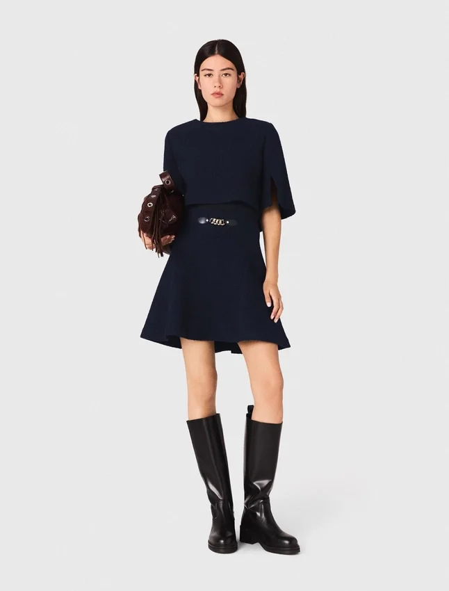 2-in-1 tweed-effect dress 2-in-1 tweed-effect dress