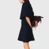 2-in-1 tweed-effect dress 2-in-1 tweed-effect dress