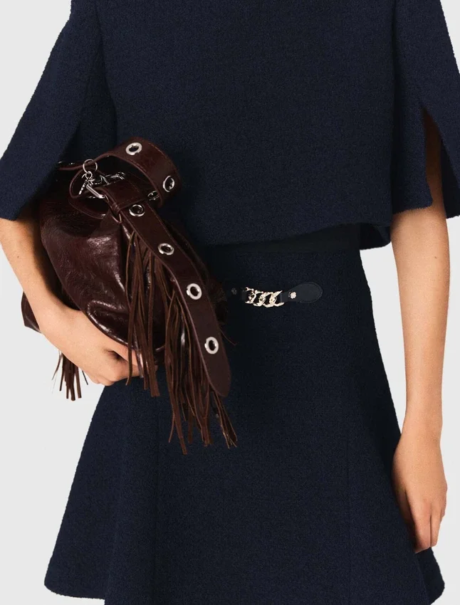 2-in-1 tweed-effect dress 2-in-1 tweed-effect dress