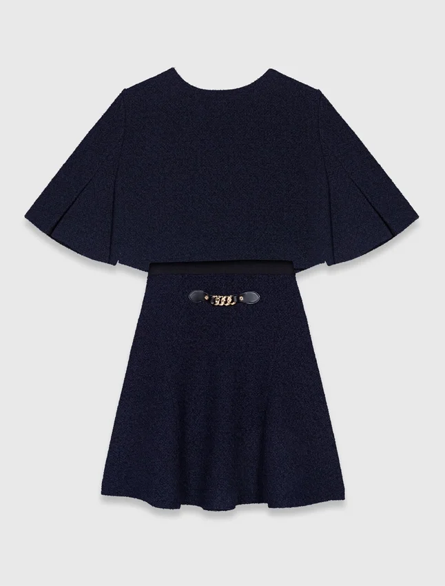 2-in-1 tweed-effect dress 2-in-1 tweed-effect dress