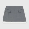 A-line poplin skirt with ruffle