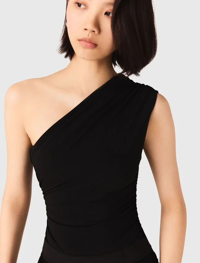 Asymmetric bodysuit Asymmetric bodysuit