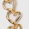 Asymmetric heart earrings Asymmetric heart earrings