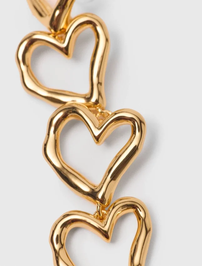 Asymmetric heart earrings Asymmetric heart earrings