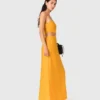 Asymmetrical linen-blend dress Asymmetrical linen-blend dress