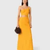 Asymmetrical linen-blend dress Asymmetrical linen-blend dress