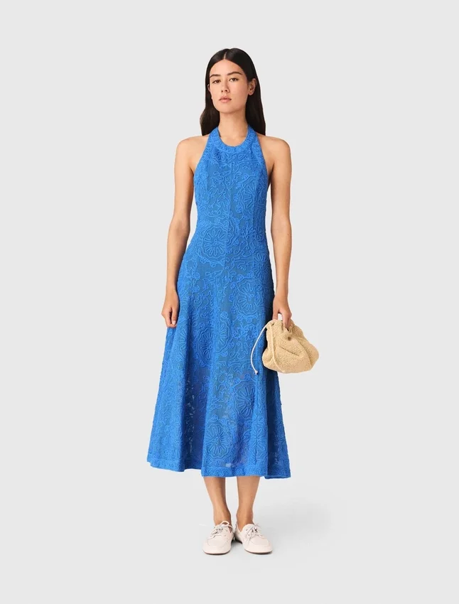 Backless guipure maxi dress Backless guipure maxi dress