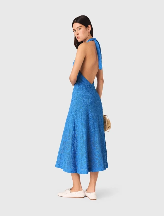 Backless guipure maxi dress Backless guipure maxi dress