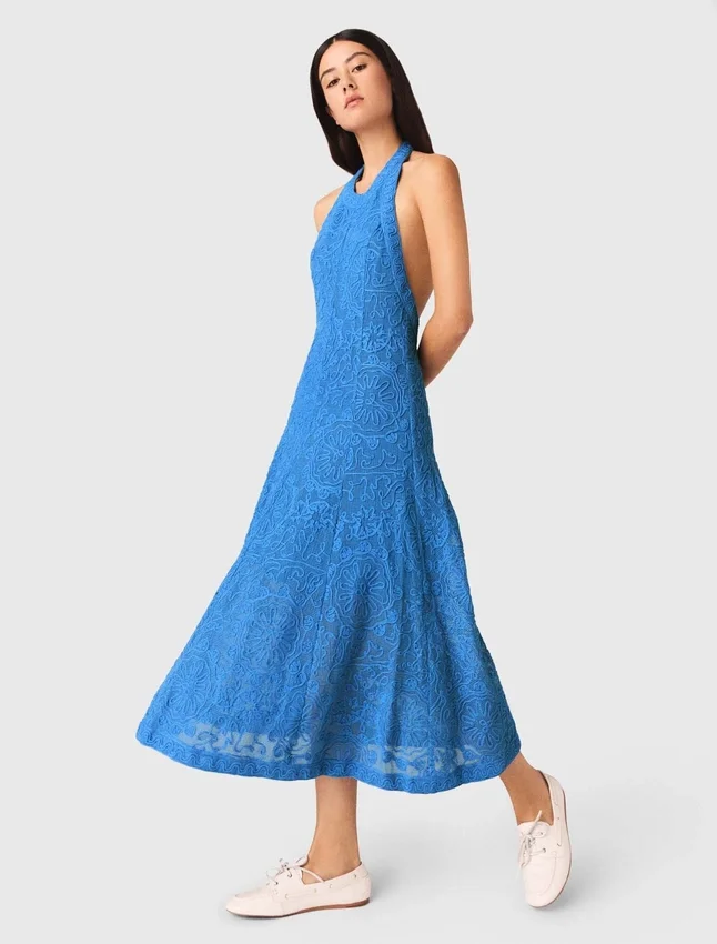 Backless guipure maxi dress Backless guipure maxi dress