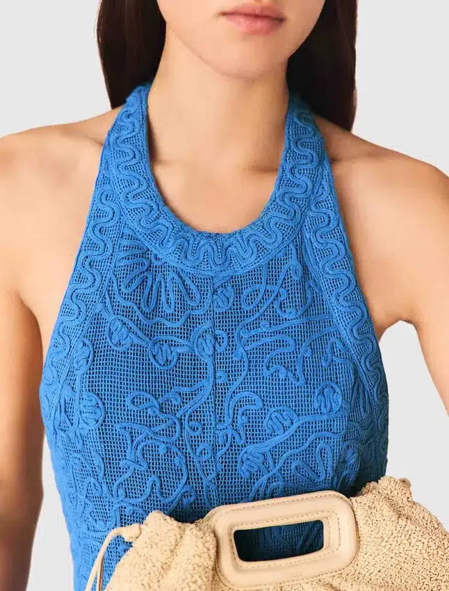 Backless guipure maxi dress Backless guipure maxi dress