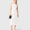 Backless midi dress