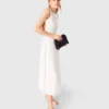 Backless midi dress