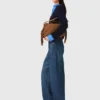 Balloon jeans with martingale Balloon jeans with martingale