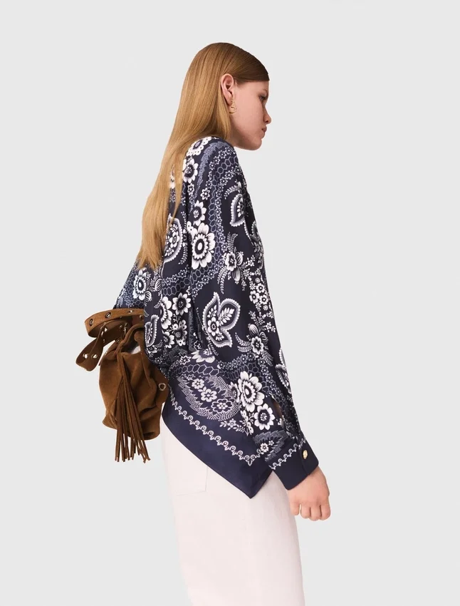 Bandana printed blouse Bandana printed blouse