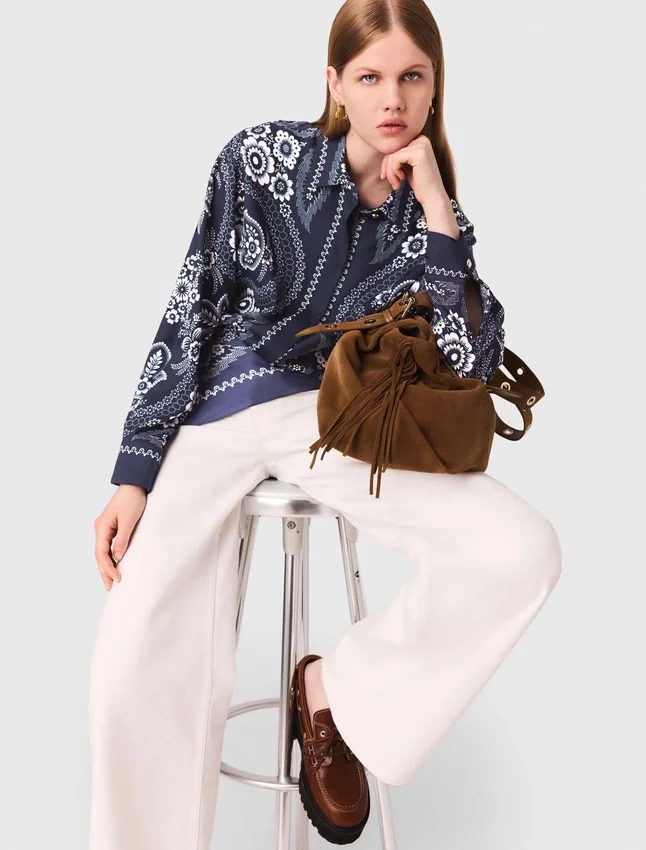 Bandana printed blouse Bandana printed blouse