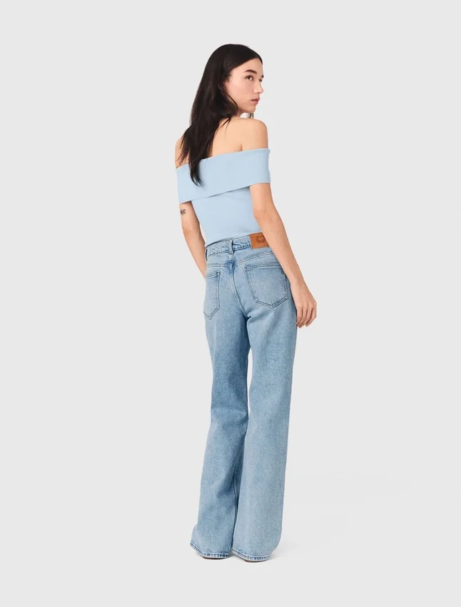 Bardot rib knit top Bardot rib knit top