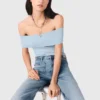 Bardot rib knit top Bardot rib knit top