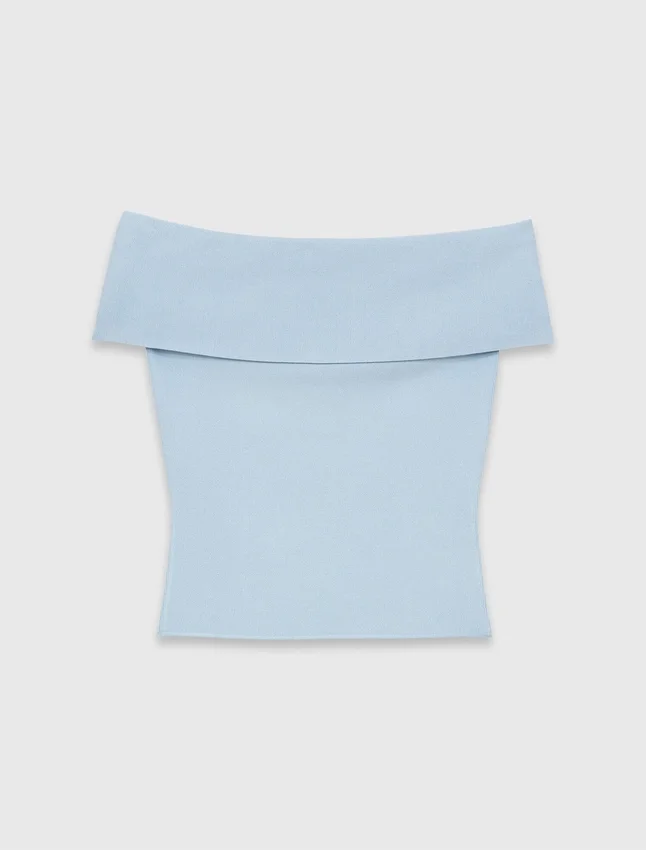 Bardot rib knit top Bardot rib knit top