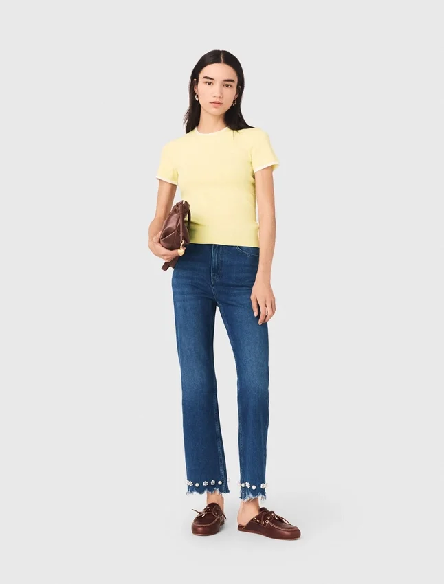 Beaded bootcut jeans Beaded bootcut jeans