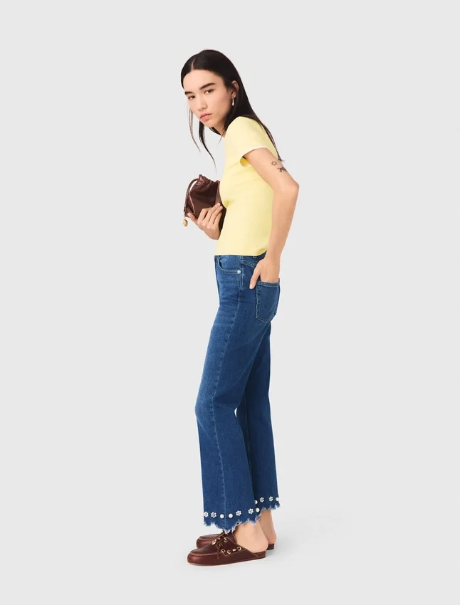 Beaded bootcut jeans Beaded bootcut jeans