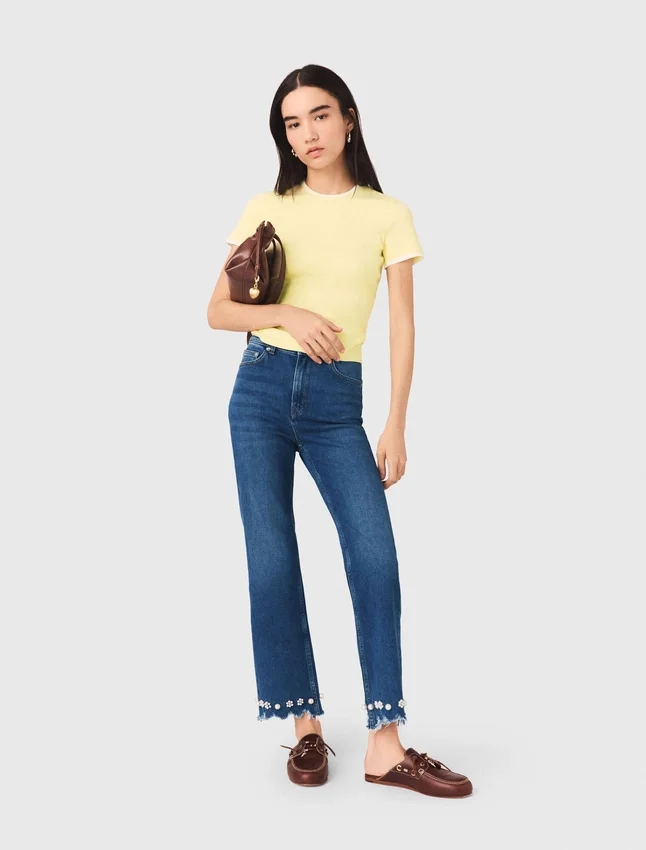 Beaded bootcut jeans Beaded bootcut jeans