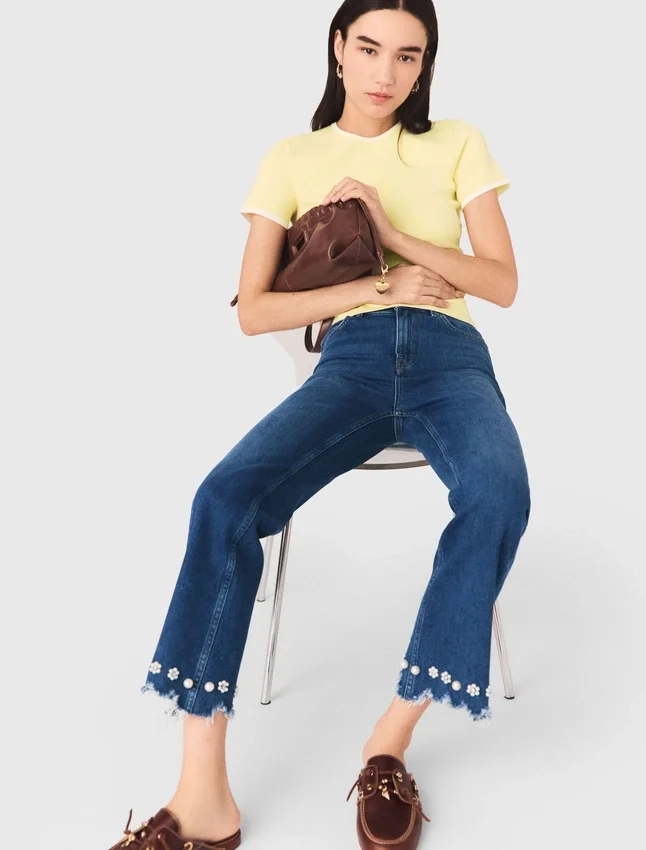 Beaded bootcut jeans Beaded bootcut jeans
