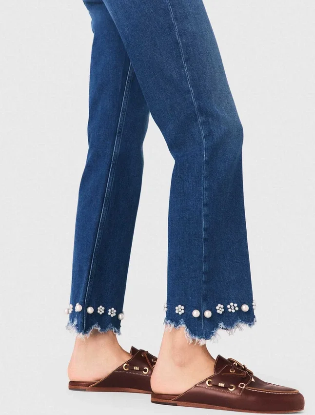 Beaded bootcut jeans Beaded bootcut jeans