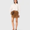 Beaded cropped shirt Beaded cropped shirt