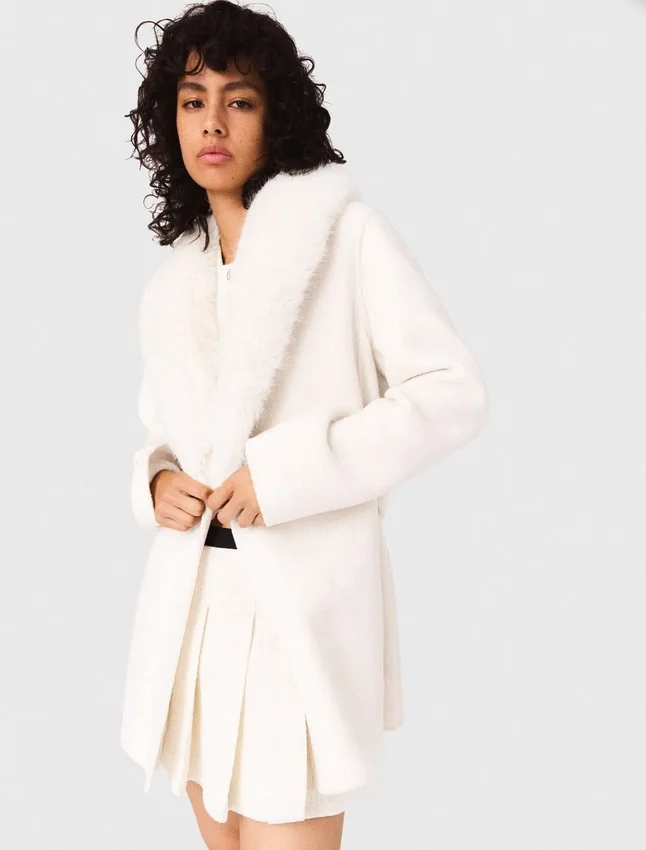 Belted short coat Belted short coat