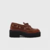 Boat shoes with chunky sole