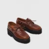 Boat shoes with chunky sole