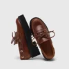 Boat shoes with chunky sole