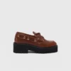 Boat shoes with chunky sole