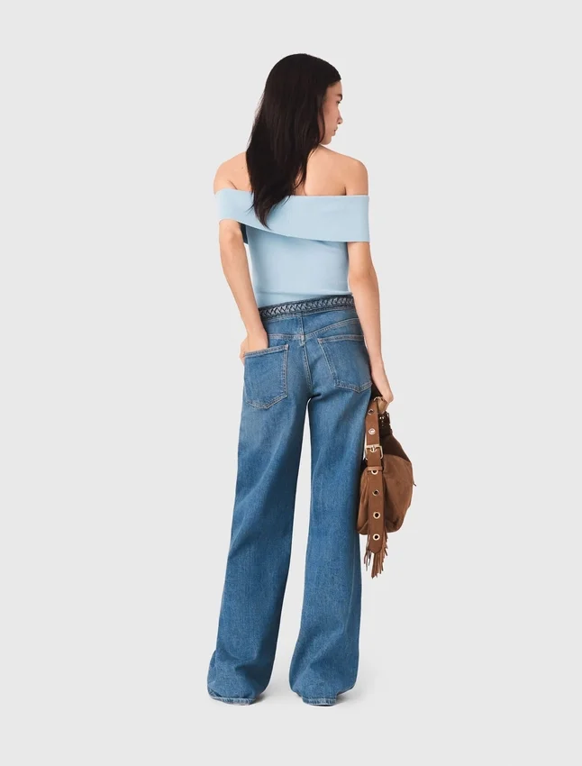 Braided flared jeans Braided flared jeans