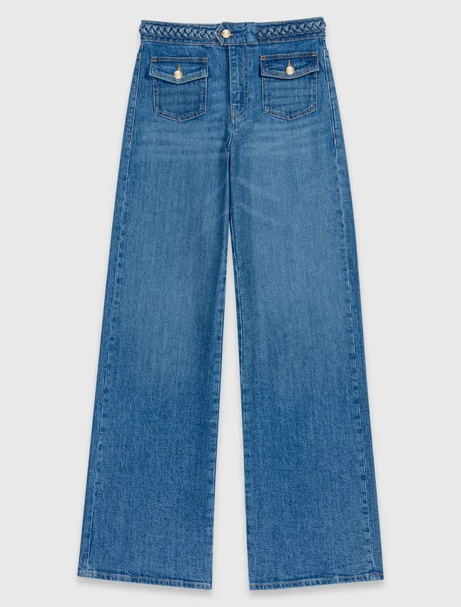 Braided flared jeans Braided flared jeans