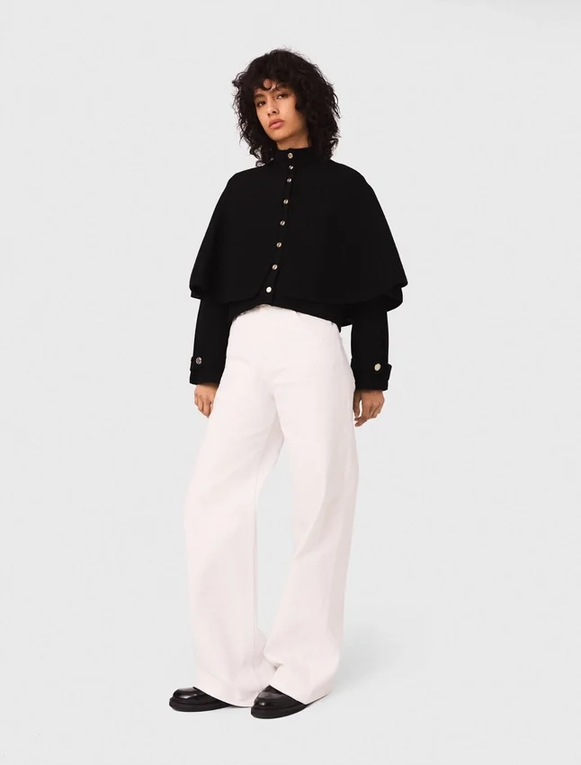 Cape-effect cardigan Cape-effect cardigan