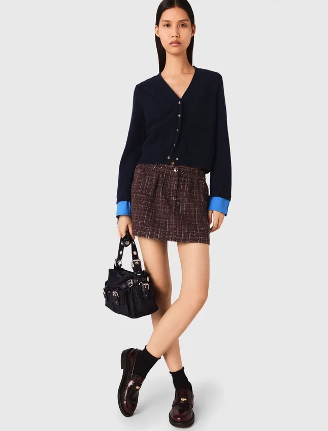 Cardigan with removable details Cardigan with removable details