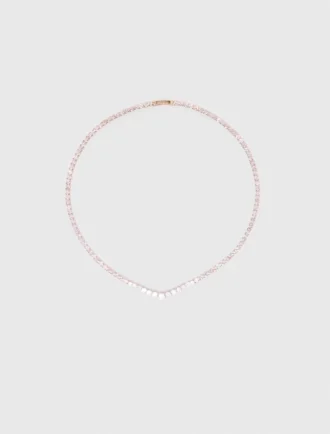 Cascade diamanté necklace