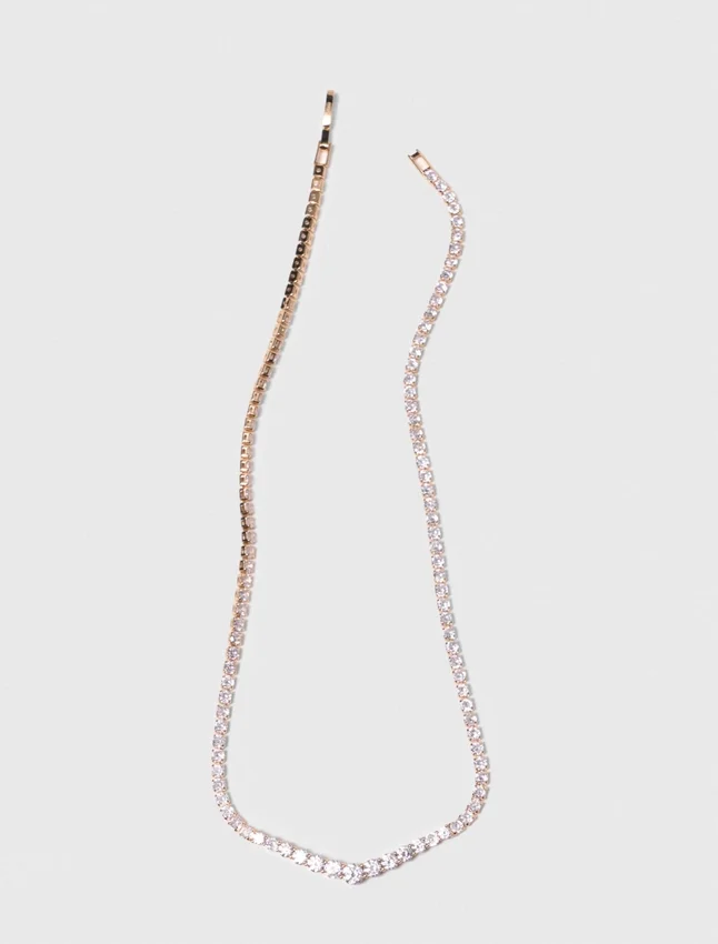 Cascade diamanté necklace Cascade diamanté necklace
