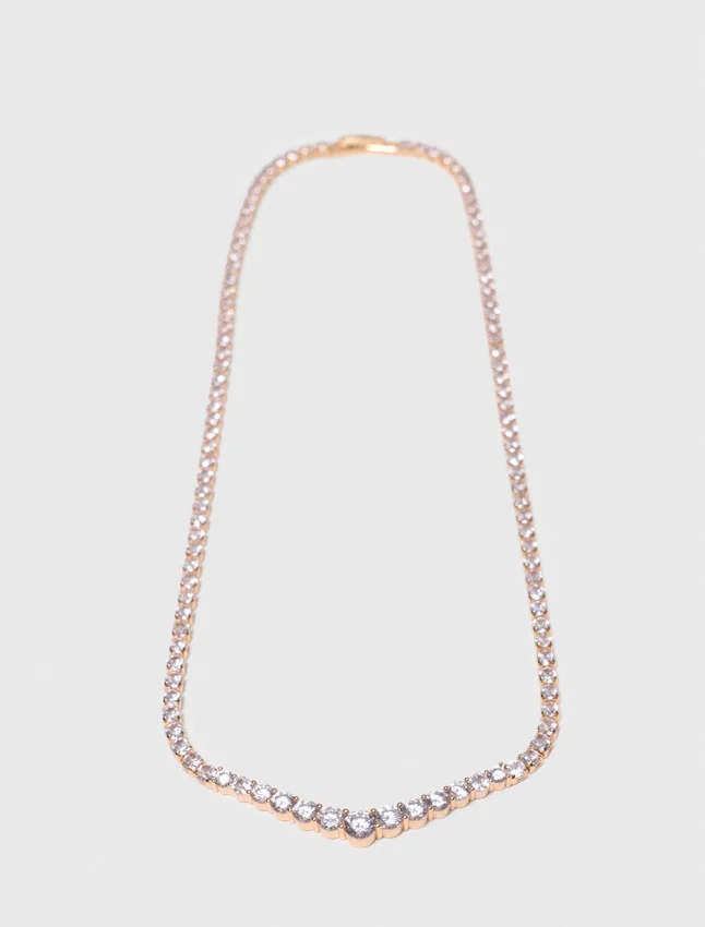 Cascade diamanté necklace Cascade diamanté necklace