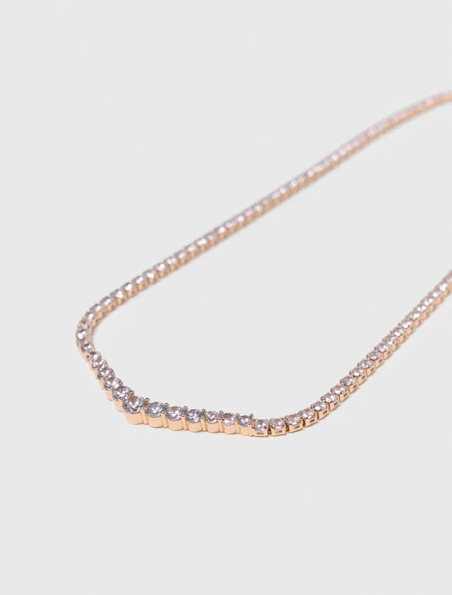 Cascade diamanté necklace Cascade diamanté necklace