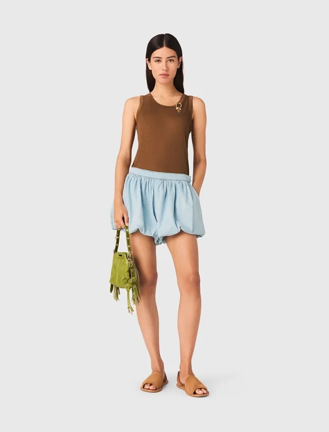 Chambray balloon skort Chambray balloon skort