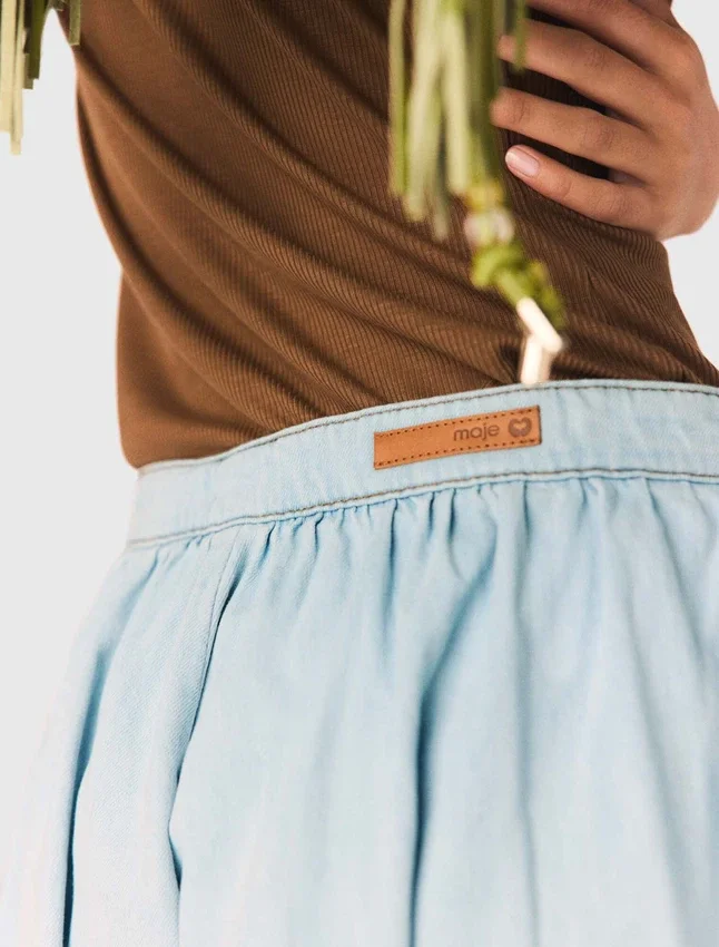 Chambray balloon skort Chambray balloon skort
