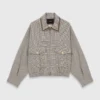 Checked bomber jacket Checked bomber jacket