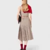 Checked diamanté strappy top Checked diamanté strappy top