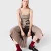 Checked diamanté strappy top Checked diamanté strappy top